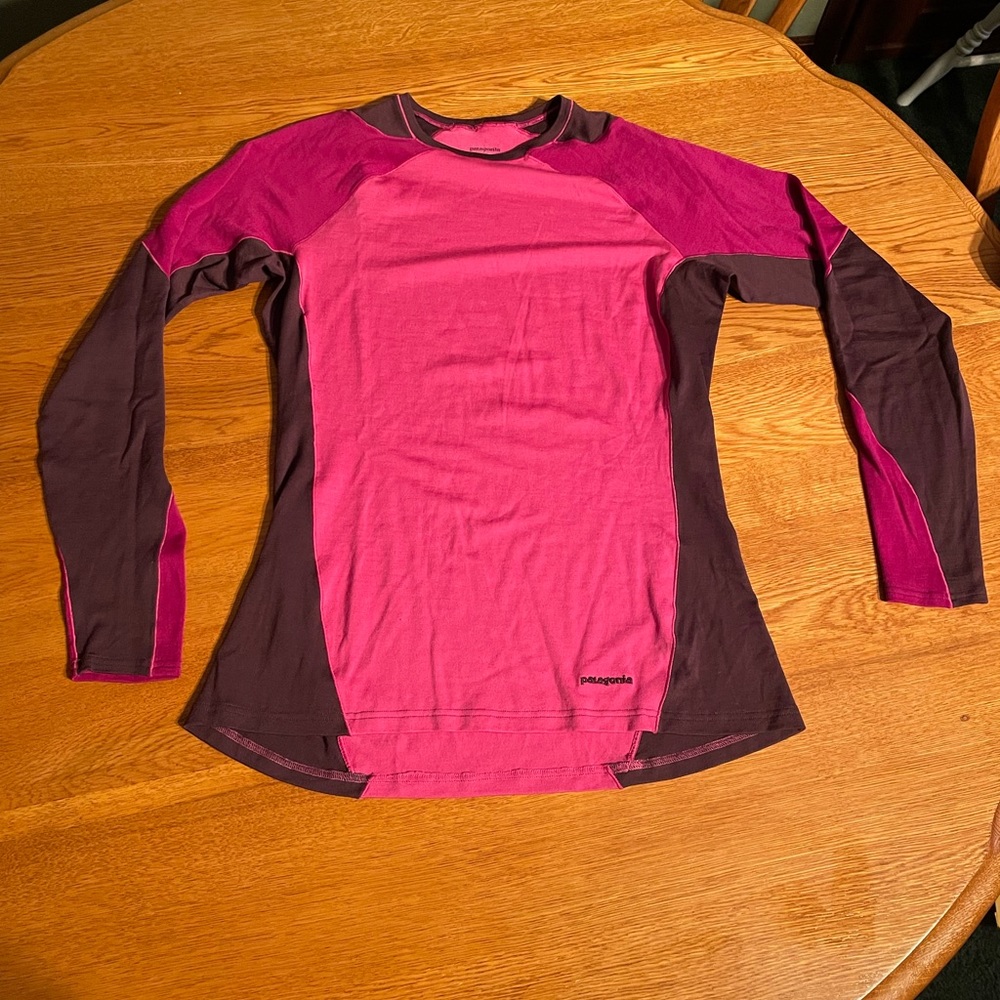 Pink Long Sleeve Sport Shirt